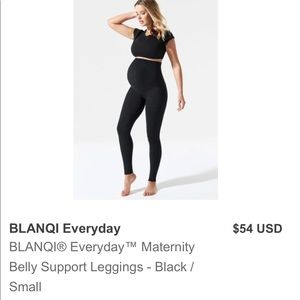 Like new blanqi maternity leggings